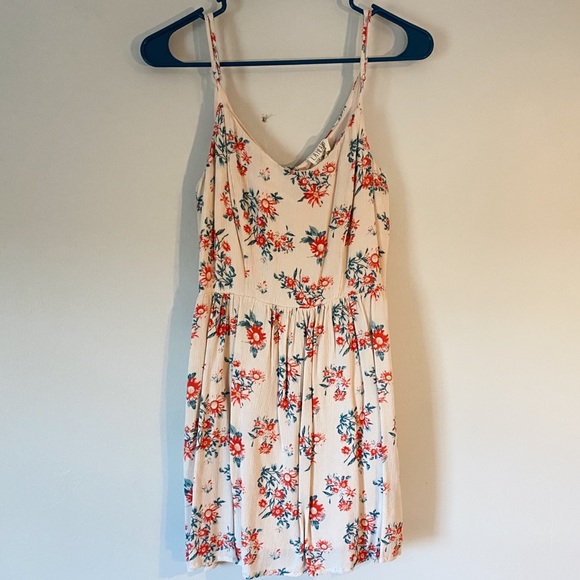 red sunflower dress